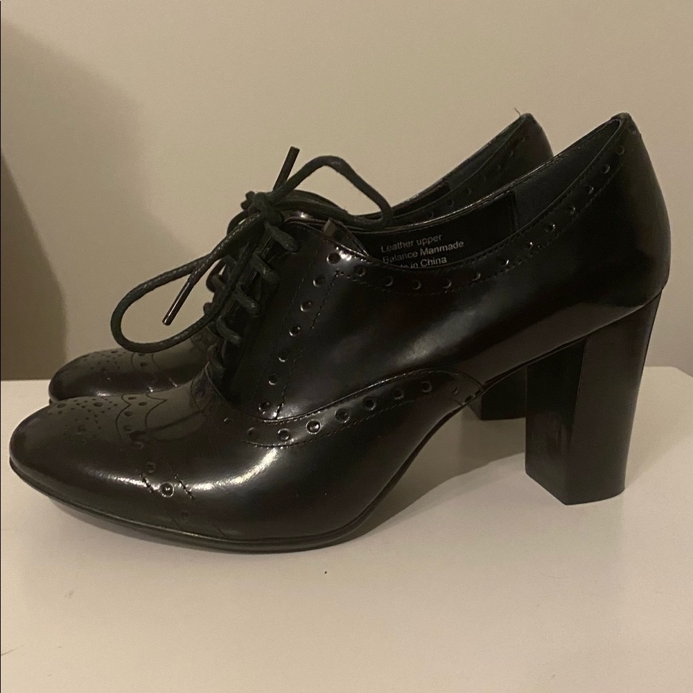 Alfani Lace-up Front with chunky heel